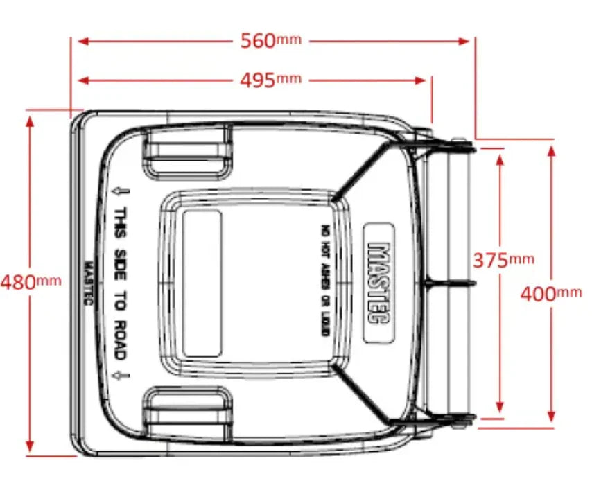 Wheelie Bin – Outdoor Waste Bin with Wheels