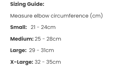 Elbow Support — Knitted with Adjustable Strap