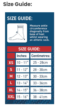 Fast Fit Ankle Support - semi-rigid ankle brace for sport