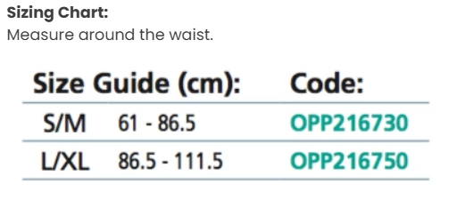 Sacro Lumbar Support with Removable Pad, Adjustable Fit