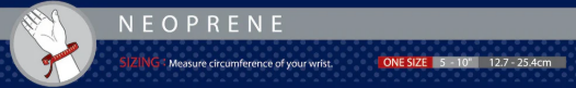 Wrist Wrap 726 neoprene wrist support