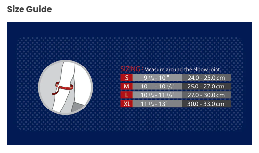 Tennis and Golf Elbow Brace – Adjustable Pressure Strap