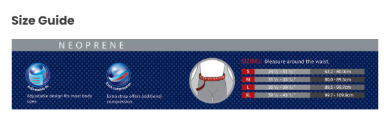 Sacro lumbar support with adjustable compression & metal stays