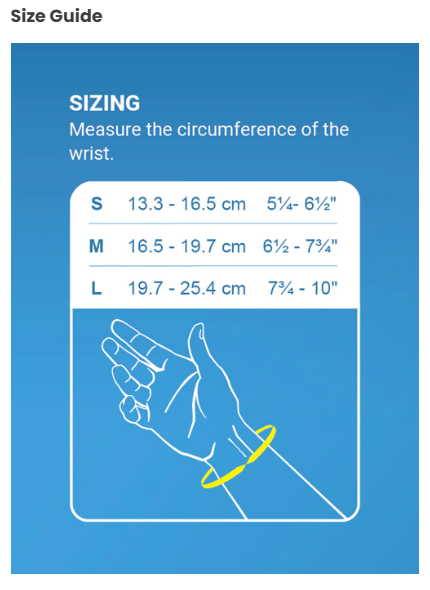 Rigid wrist brace with ventilated pad and finger strap