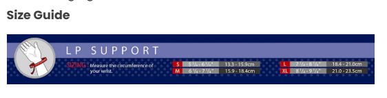 LP Support Anti-Slip Wrist Wrap (693)