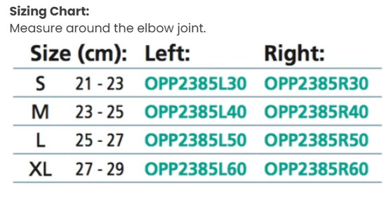 Oppo Elbow Support OPP2385 — Comfortable Compression & Stabilisation