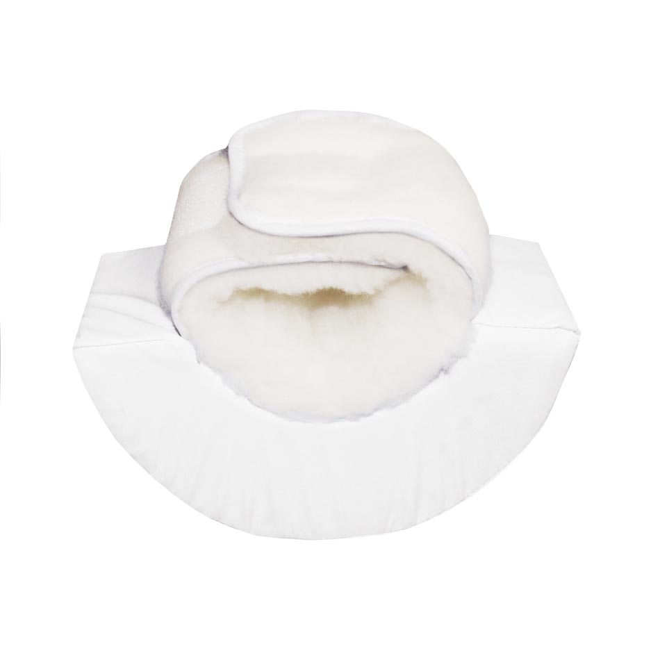 Heel Elevation Cushion with Wipeable Round Base