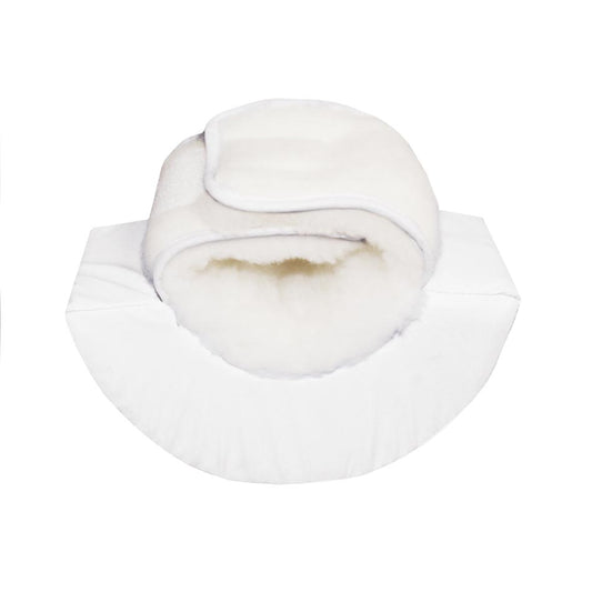 Heel Elevation Cushion with Wipeable Round Base