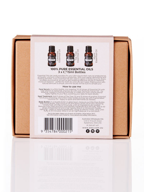 Australian Wholesale Oils Essential Oil Pack - Skin Repair