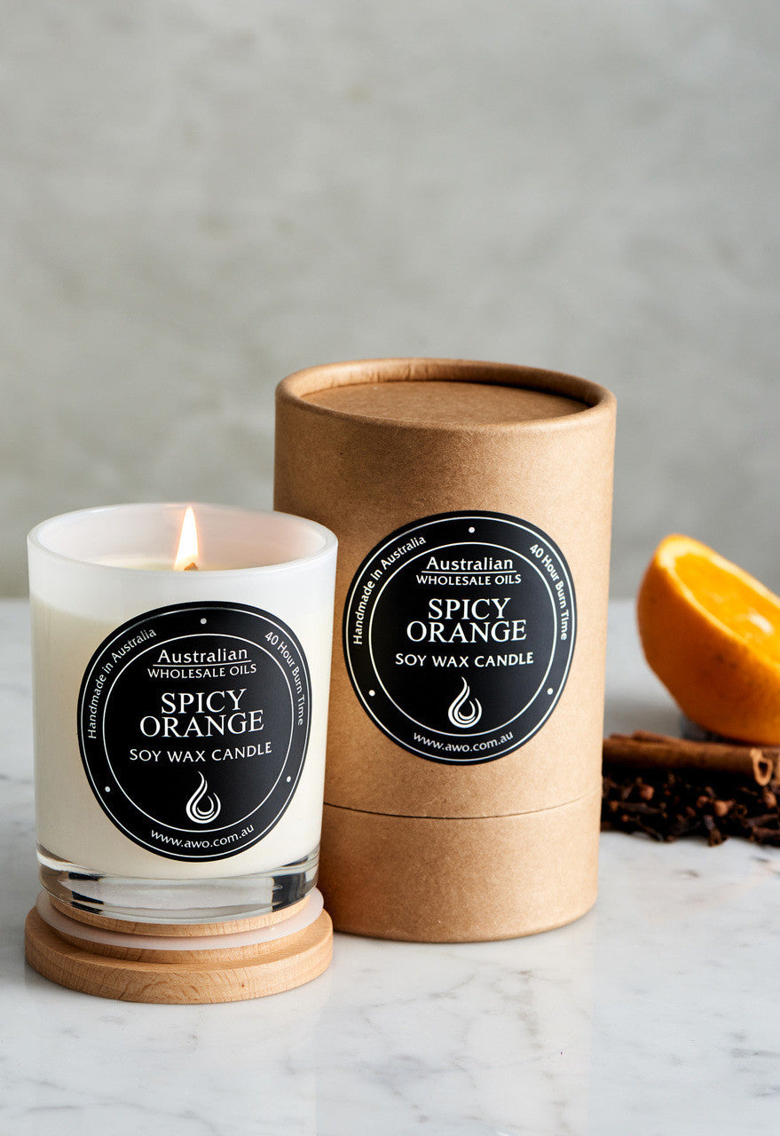 Scented Soy Candles - Spicy Orange