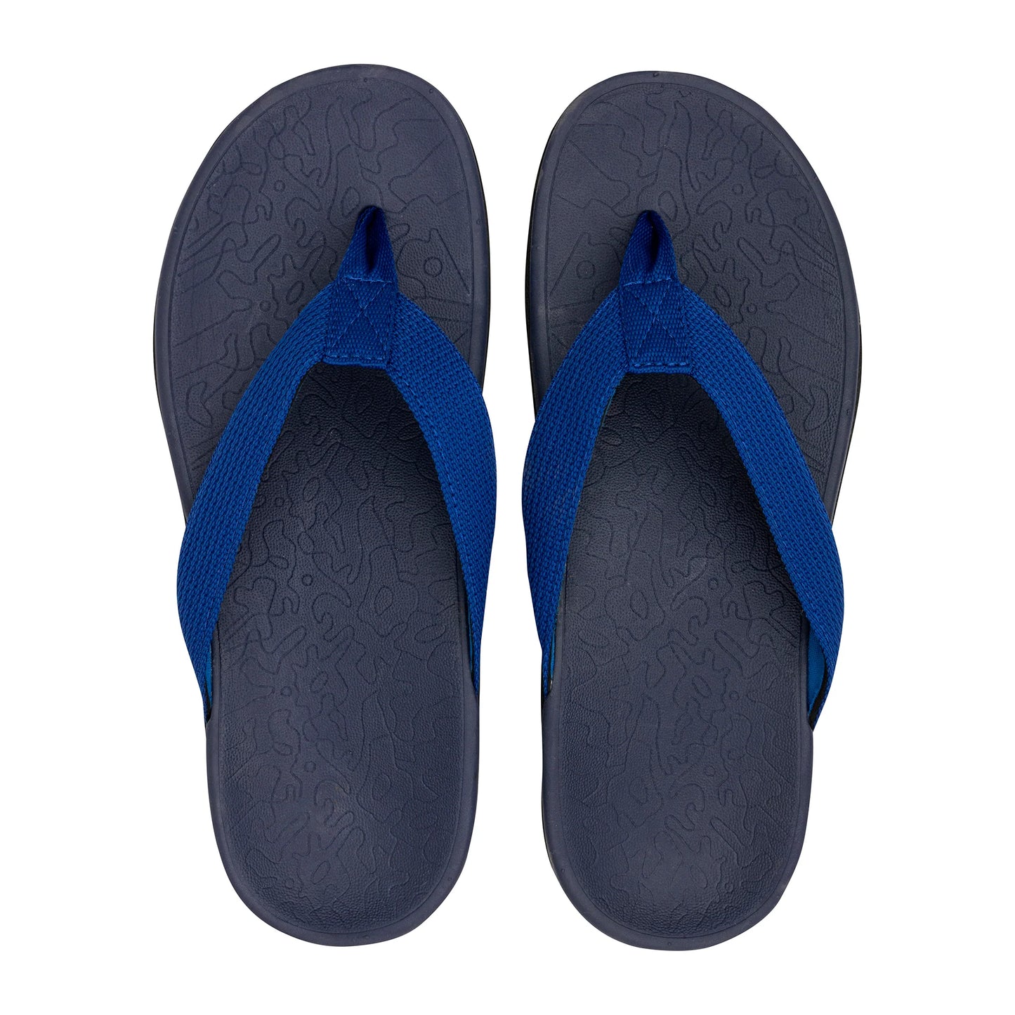 Axign Flip Flops Orthotic Thongs / Slides - Blue / Navy