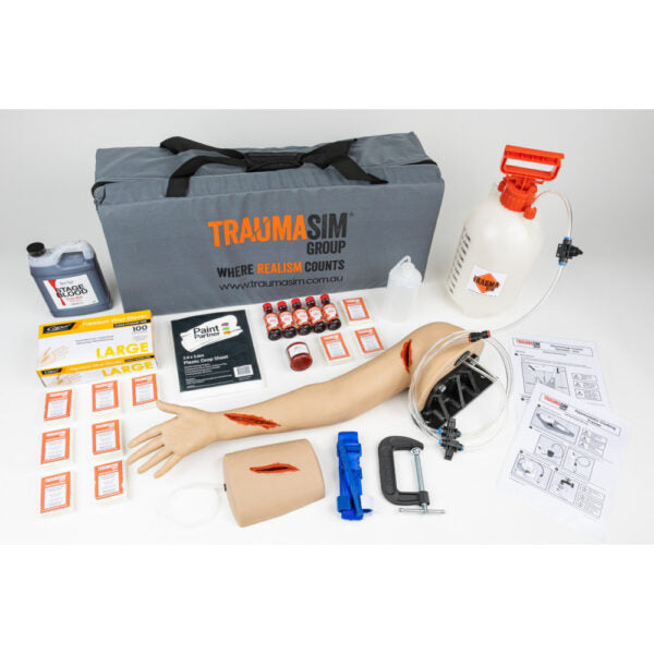 TraumaSim Bleed Control Training Kit Arm - Aero Healthcare – Health ...