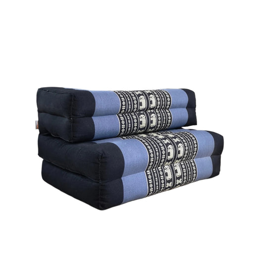 Zafu Meditation Cushion Set - 100% Kapok Fold Out Cushion Yoga Mat Zabuton Traditional Pillow