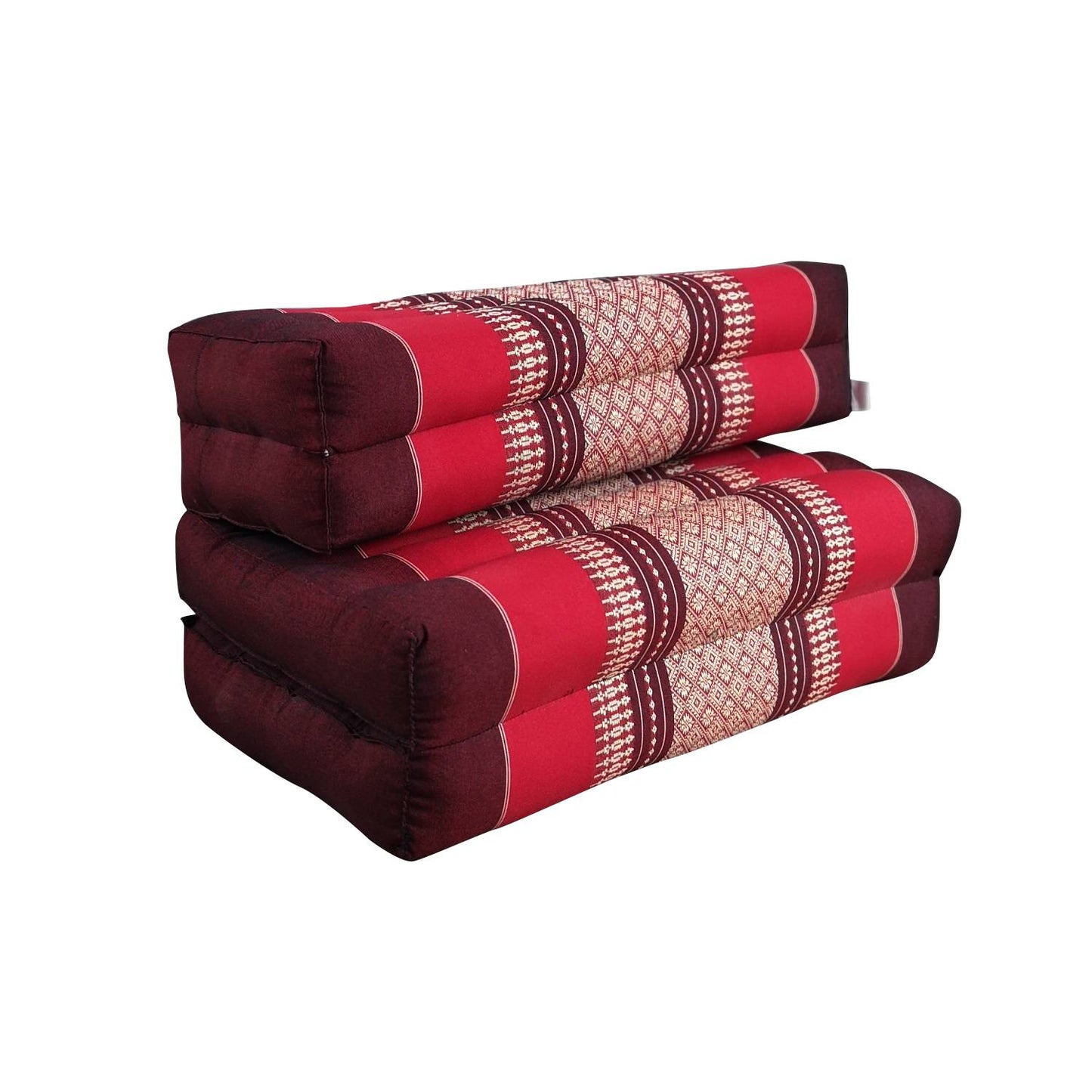 Zafu Meditation Cushion Set - 100% Kapok Fold Out Cushion Yoga Mat Zabuton Traditional Pillow