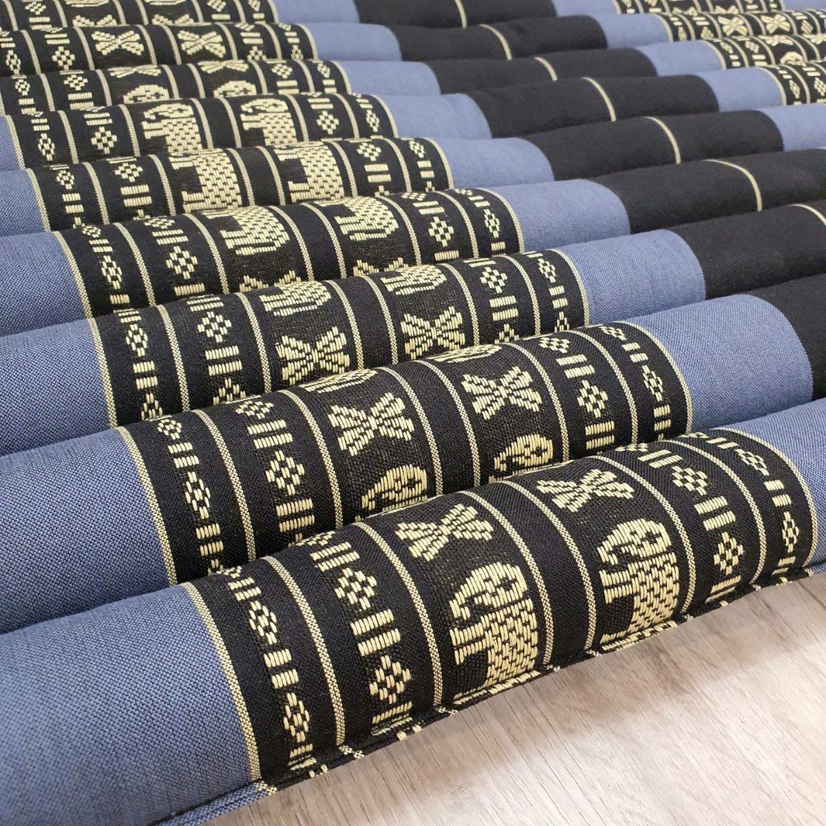 Queen Size Thai Kapok Roll Up Mattress – 200x152cm | Handmade Foldable Daybed Mat