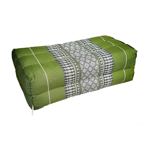 Handmade Yoga Block Meditation Cushion – Organic Kapok Thai Pillow for Yoga and Posture Support