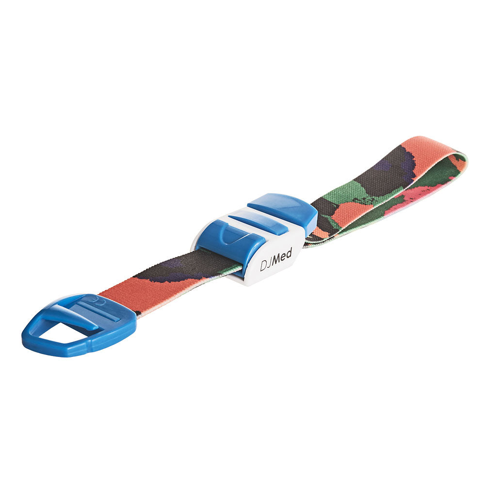 Multicolour tourniquet with quick-release buckle