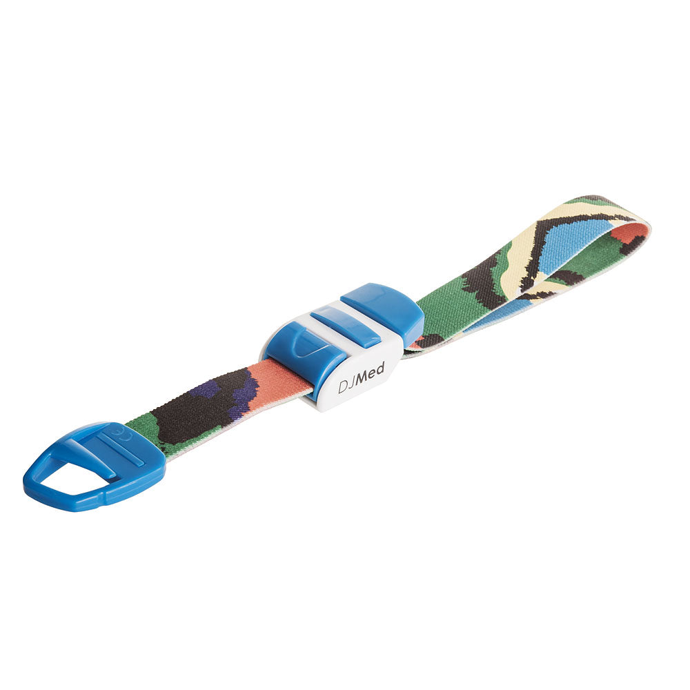 Multicolour tourniquet with quick-release buckle