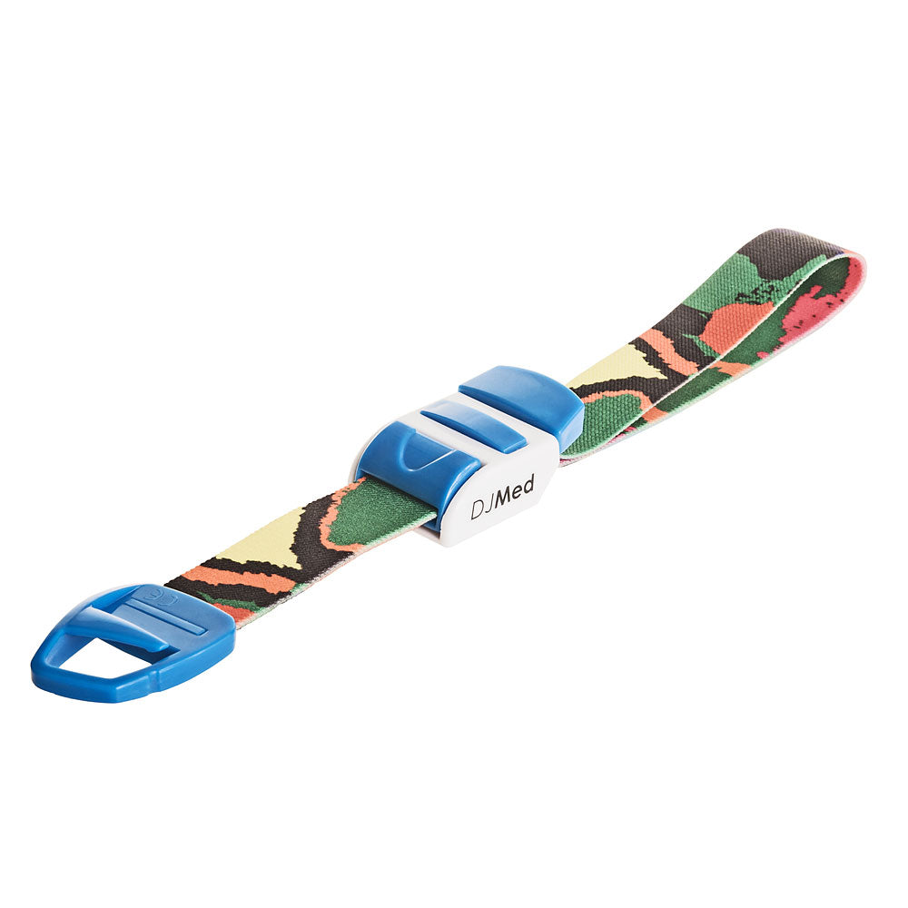Multicolour tourniquet with quick-release buckle