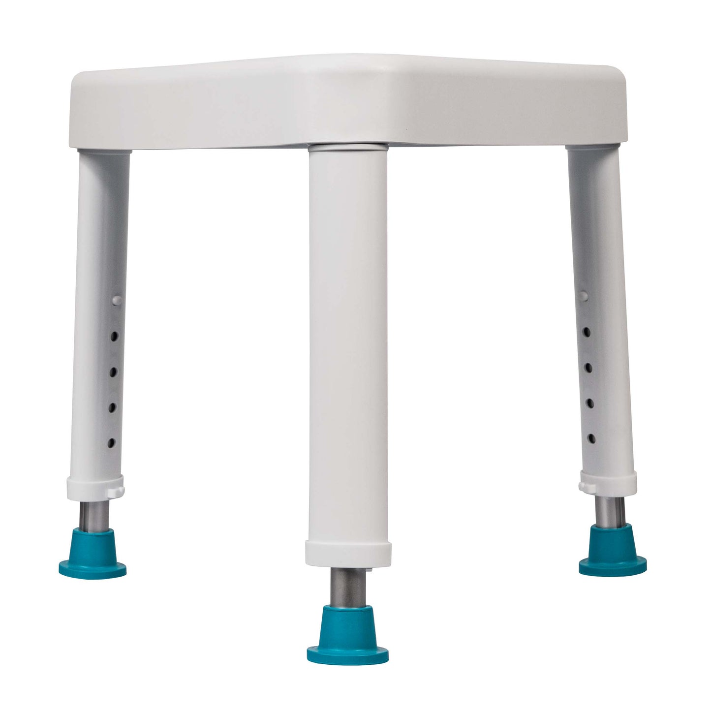 Premium Triangular Shower Stool - Ergonomic, Adjustable, Non-Slip Design for Corner Showers