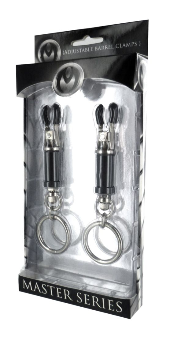 Master Series Bondage Ring Barrel Clamps