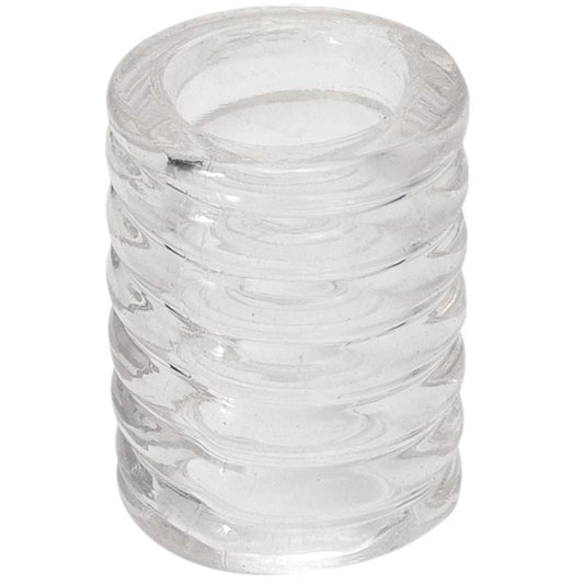 Titanmen Cock Cage Black - Clear