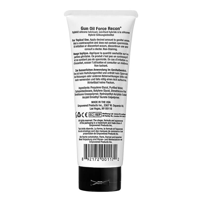 Hybrid Lubricant Tube with Long-Lasting Glide 100ml - Gun Oil
