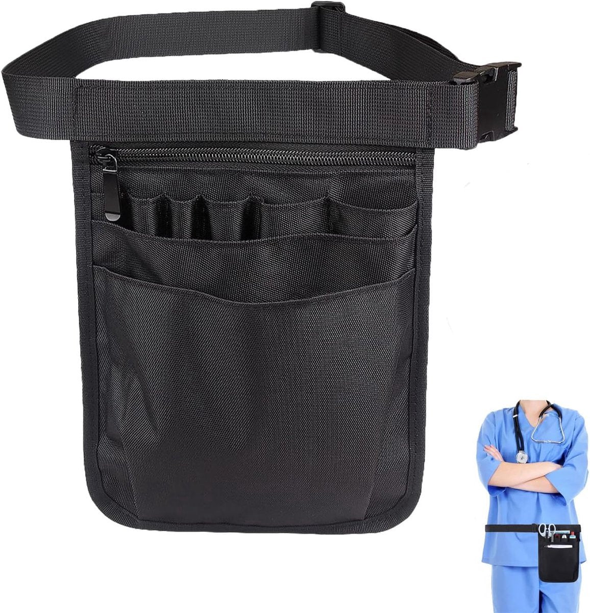 Fanny pack - Men's fanny packs - Women's fanny pack - Nurse fanny pack - Nurse accessory bag - Multifunctional fanny pack - Nurse work bag - Adjustable work bag - Tool bag - Unisex - Blue