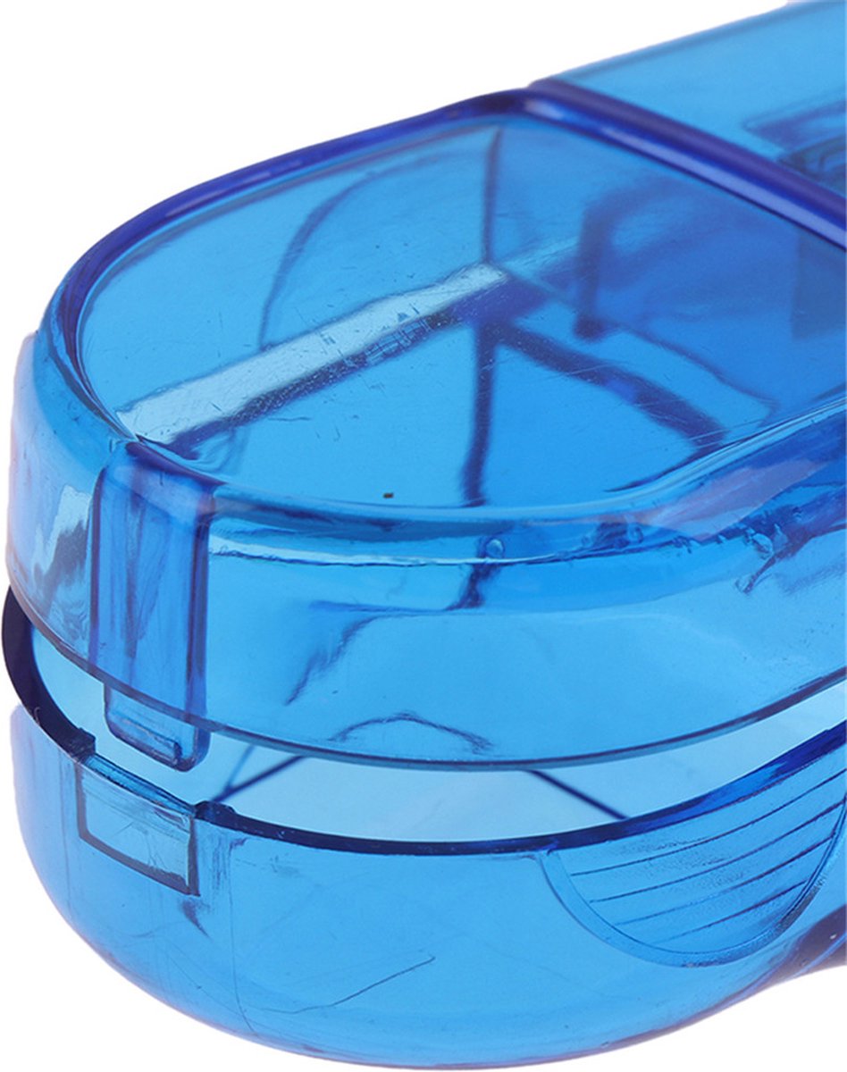 Pill Cutter | Pill Cutter | Pill Box | Pill Storage Box | Medicine Box | Blue