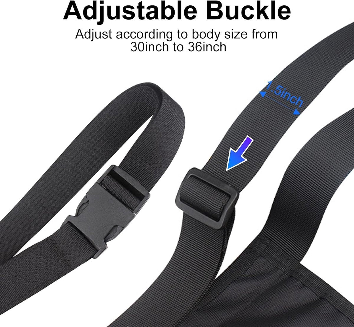 Nurse Waist Bag - Multi-Compartment Adjustable Fanny Pack for Healthcare Workers