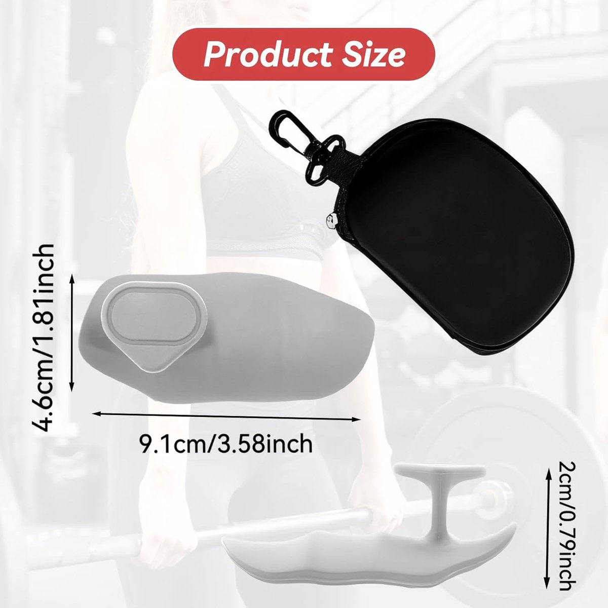 Fitness Strength Training Grips - Rubber Gym Weightlifting Non-Slip Exercise Grips - Breaking Limits Power Grips - Deadlift Straps - Lift Straps - Strength Training - Fingerless Weightlifting Grips - Anti-slip Palm Protectors - 2 Pieces - Black