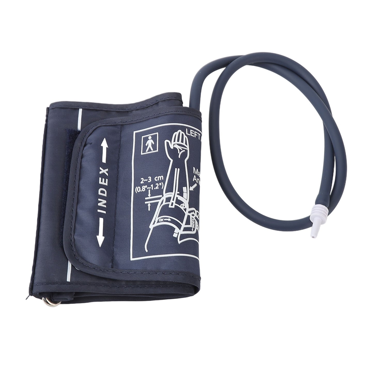 Blood Pressure Cuff Arm Replacement Cuff Attachment with Connector for Children 17cm-22cm Adjustable 0.6