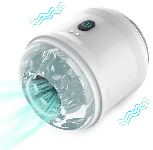 Automatic Vibrating Penis Trainer - Men's Masturbator with Suction Rechargeable