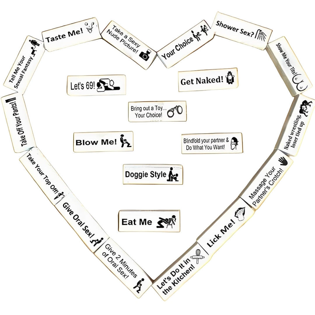 Erotic Jenga Tower Game for Couples - Adult Valentine's Day Gift
