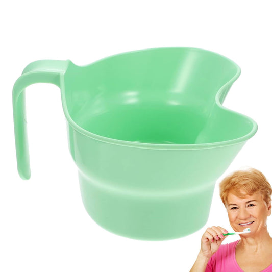 Plastic Emesis Basin 900ml - Spit Cup with Hanging Handle for Patients
