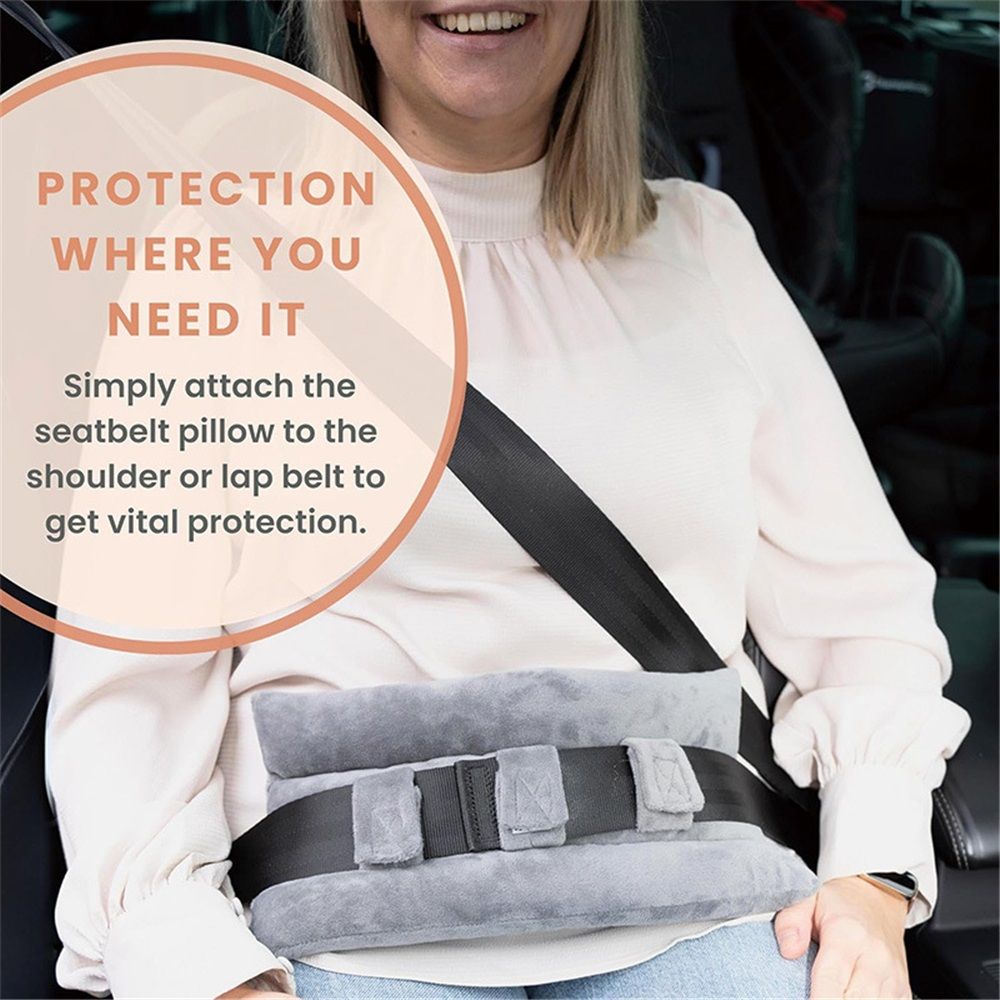 Seat Belt Pillow Post Surgery- Seatbelt Pillows for Post-Surgery, Chemo Port Pillow for Seat Belt, Port Pillows for Chemo Patients Seatbelt, Seatbelt Cushion for Heart Surgery Recovery Gifts