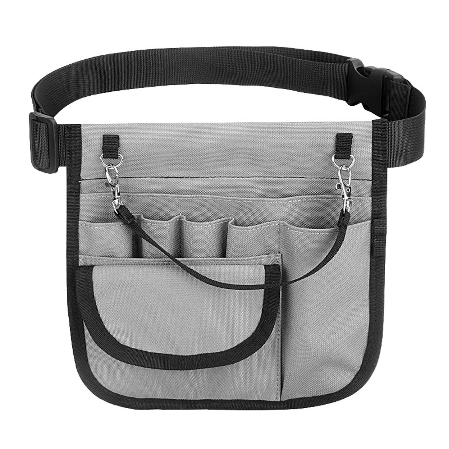 Nurse Waist Pouch with Tape Holder & Adjustable Belt - Nursing Organizer Gray