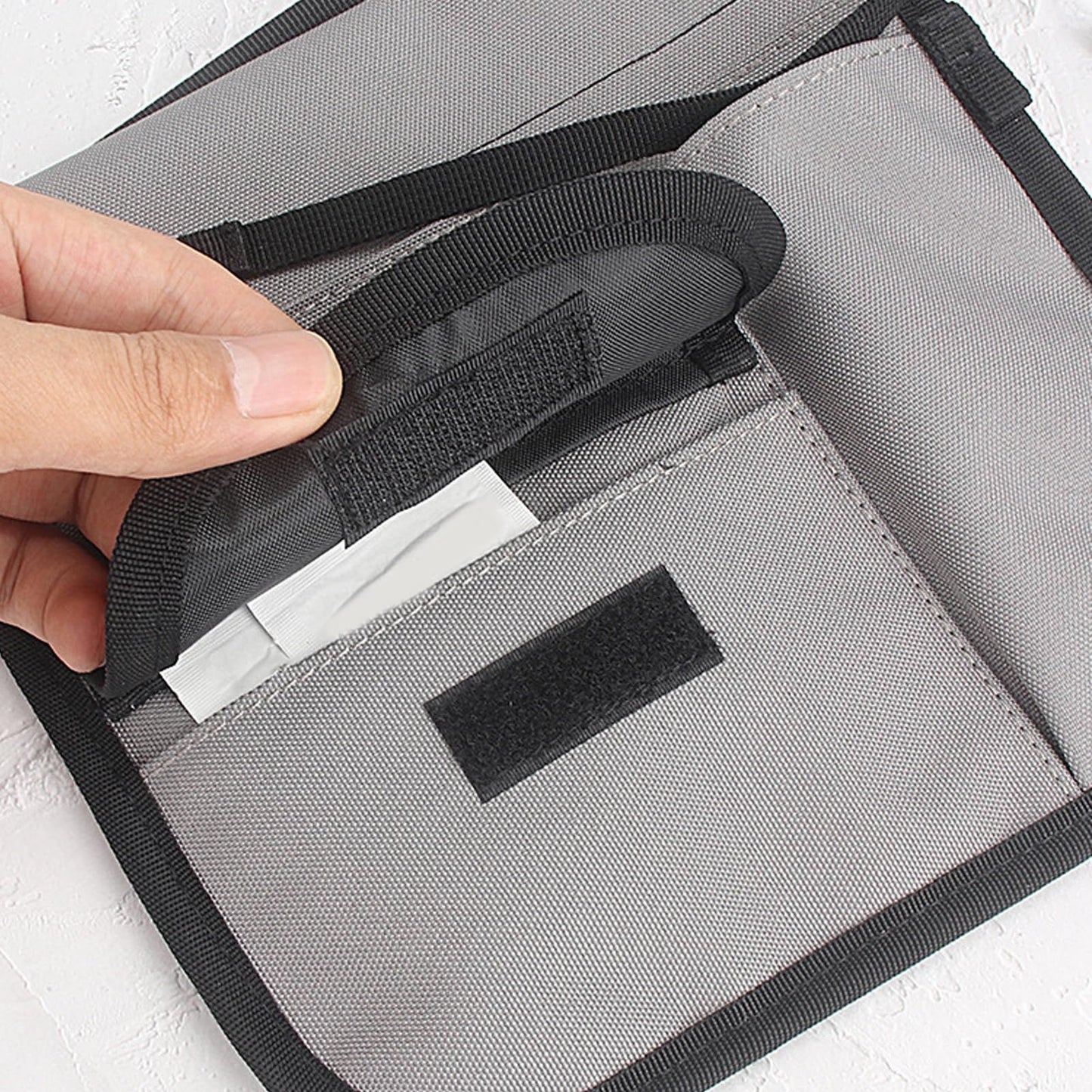 Nurse Waist Pouch with Tape Holder & Adjustable Belt - Nursing Organizer Gray