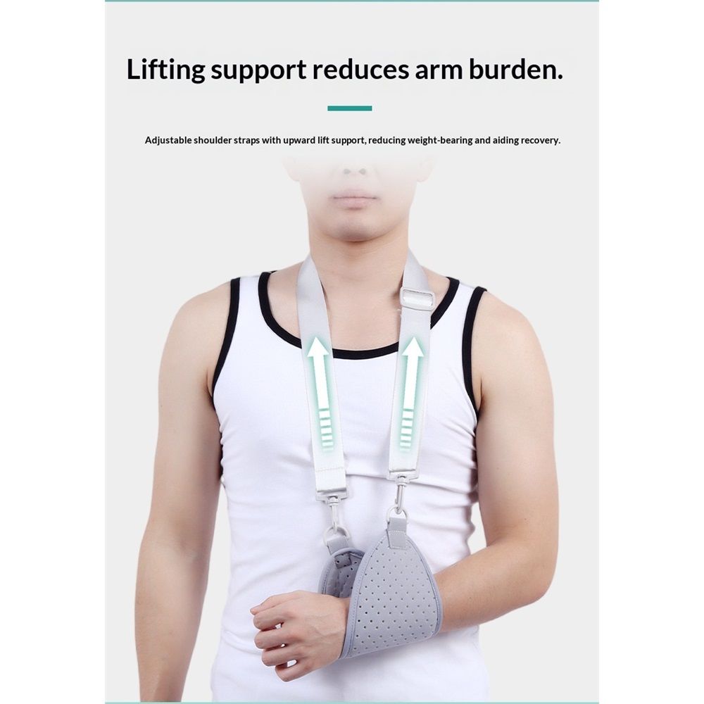 Wrist Brace with Arm Sling Adult Wrist Support Brace Belt Youth Hand Immobilizer Children Night Support to Aid Sprains Strains Tendonitis Carpal Tunnel