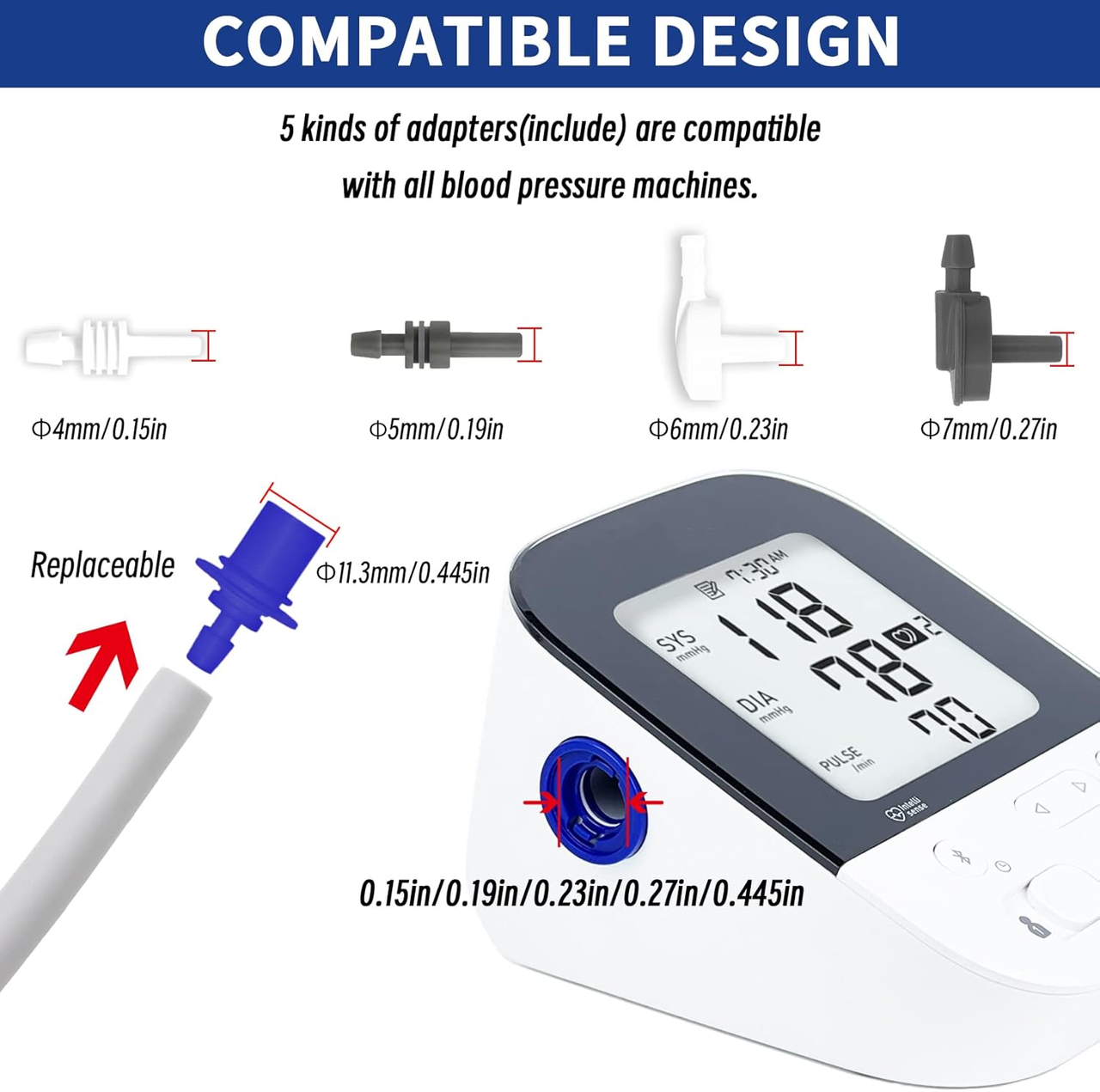 Omron 9201d-21201d XL Blood Pressure Cuff 22-52 cm Gray for Adults