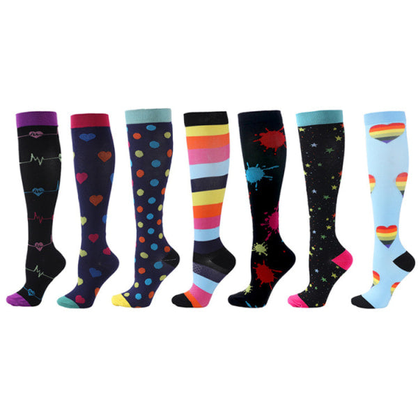 Compression Socks 15-20mmHg - Gradual Support Knee High for Nurses & Athletes