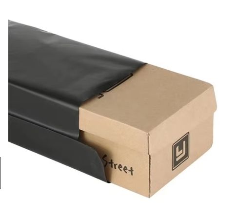 100pcs Black E-commerce Mail Bags, 30x42cm
