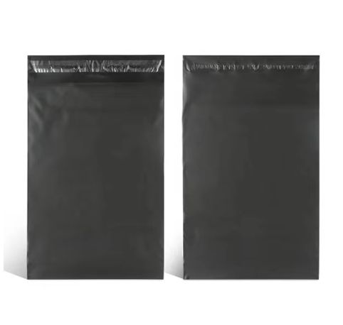 100pcs Black E-commerce Mail Bags, 30x42cm