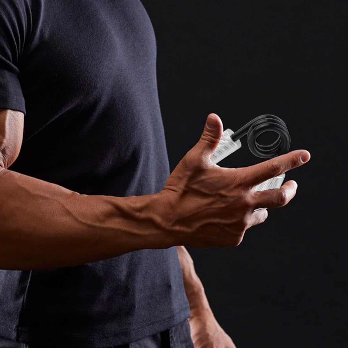 No Slip Heavy-Duty Metal Grip Strength Trainer Forearm for Muscle Building Hand Rehabilitation Home Gym Exerciser Training Recovery Non-slip Gripper Wrist Finger Strengthener