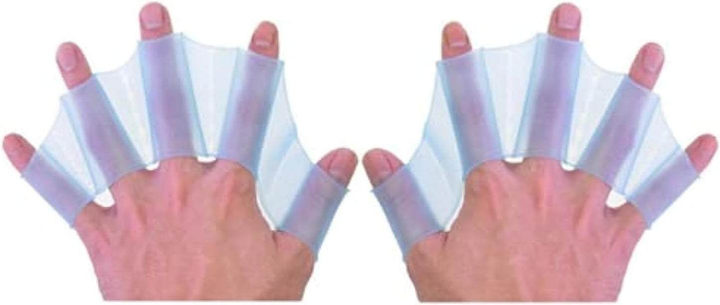 Silicone Swim Fins - Blue - 1 Pair - Ideal for Snorkeling - Comfortable Silicone Swimming Equipment
