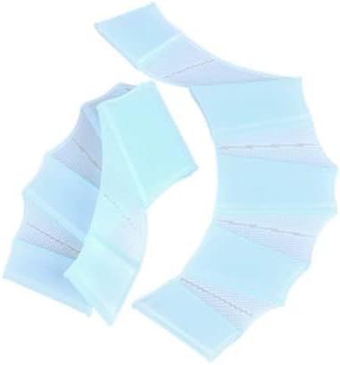Silicone Swim Fins - Blue - 1 Pair - Ideal for Snorkeling - Comfortable Silicone Swimming Equipment