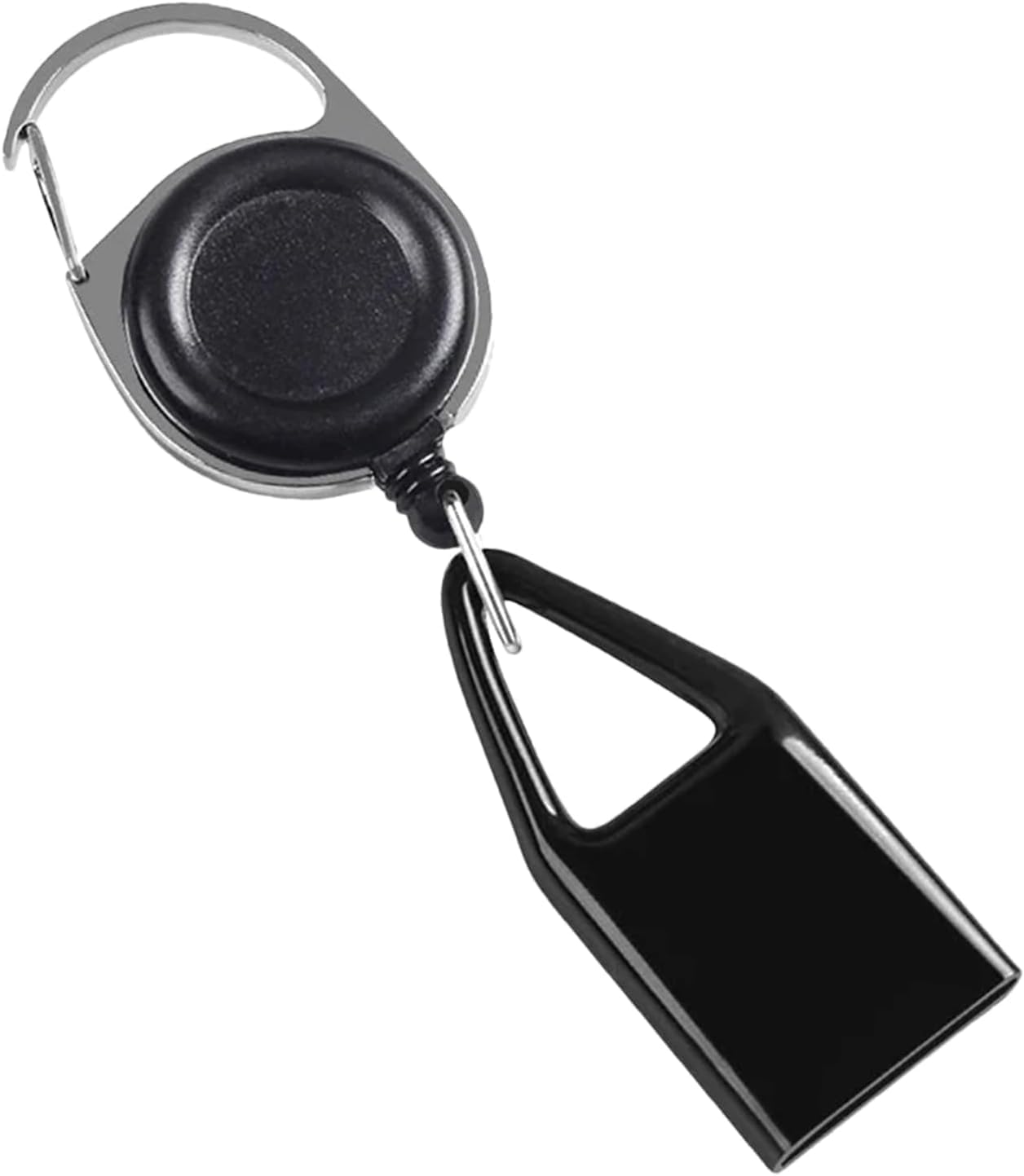 Retractable Lighter Belt Clip 2-Pack - Anti-Loss Leash Keychain for Camping