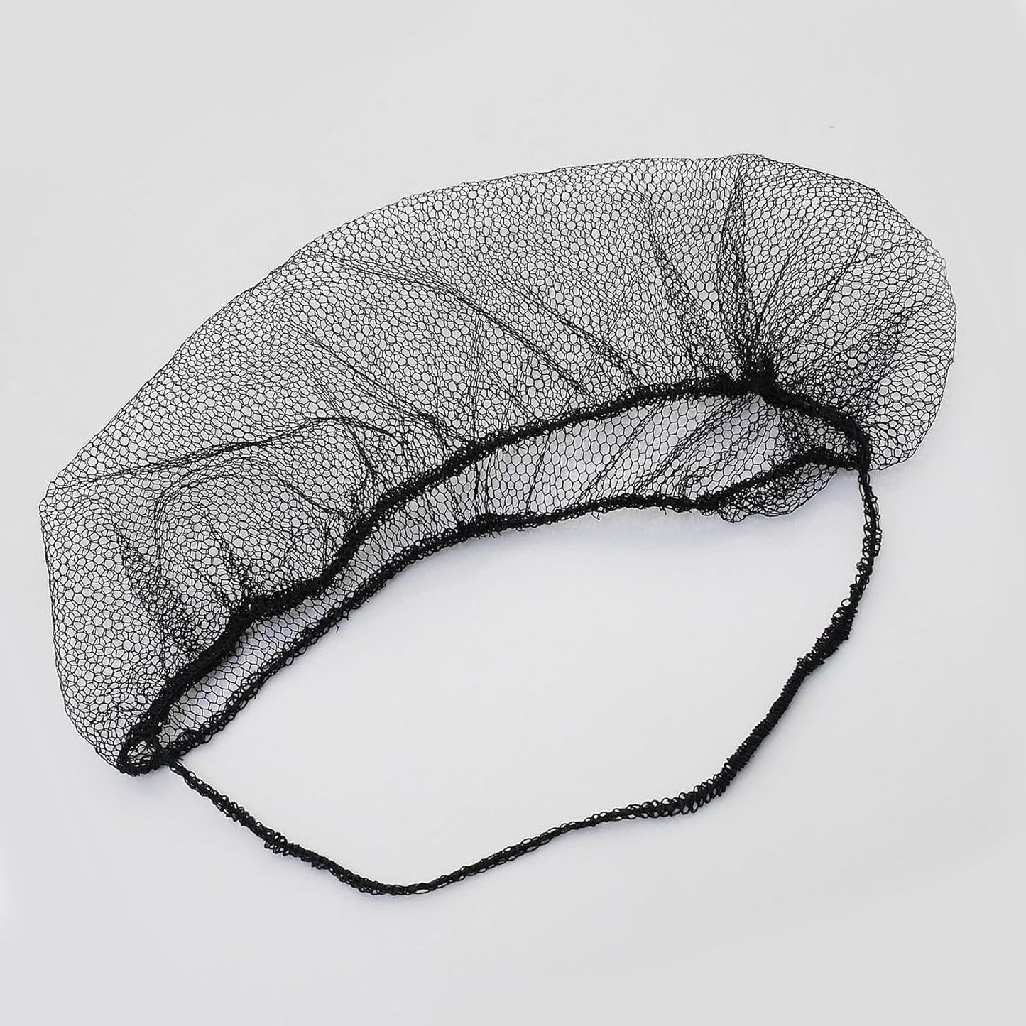 Disposable Beard Covers 100-Pack - Elastic Breathable Nylon Beard Net for Men
