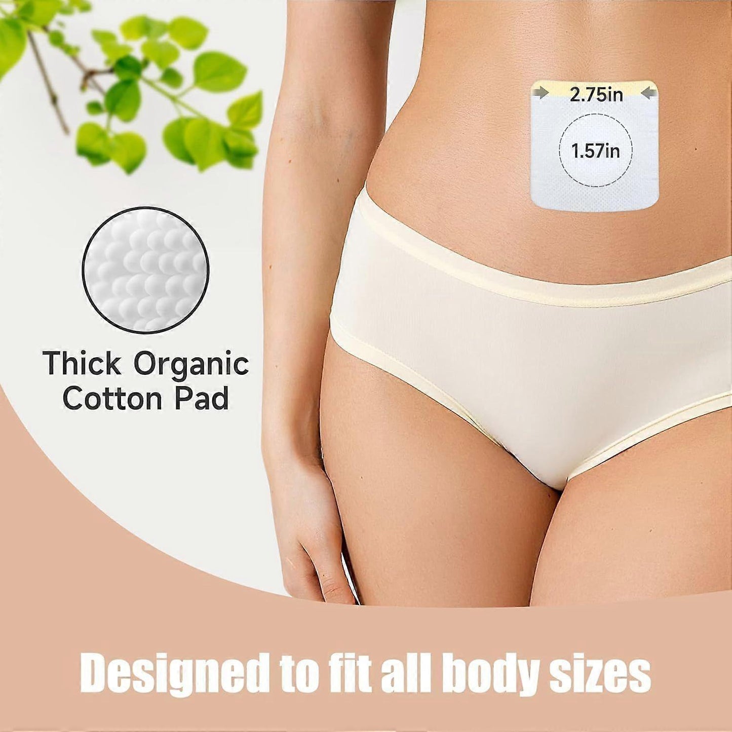 20Pcs Disposable Castor Oil Pack Wrap Belly Button, Highly Absorbent