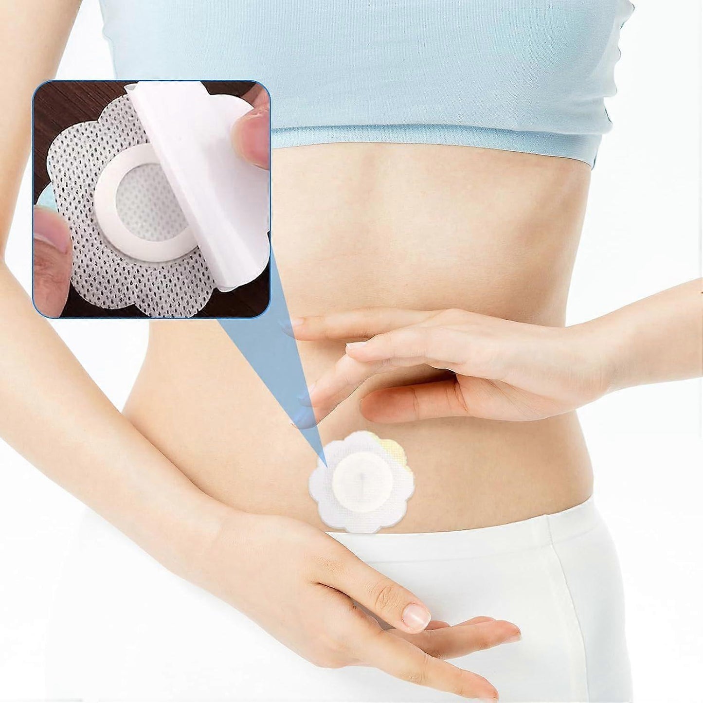 50Pcs Castor Oil Patches Disposable Castor Oil Patches Castor Oil Belly Button